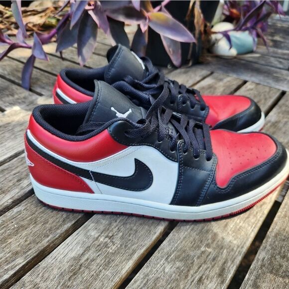 Nike Jordan Bred Toe Low Basketball Shoes 11.5 - Picture 1 of 7